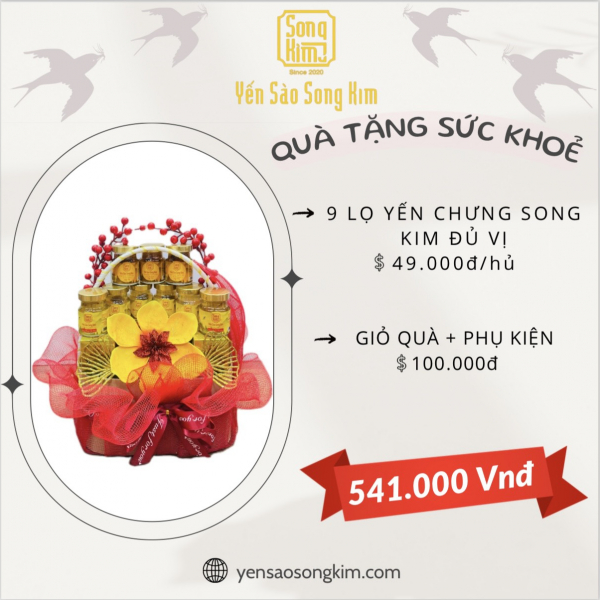 Qùa Tặng Yến Sức Khỏe - Combo2