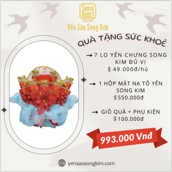 Qùa Tặng Yến Sức Khỏe - Combo3